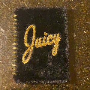 Juicy Couture Fuzzy Spiral Notebook